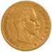 FRANCE, Napoléon III, 10 Francs, 1860, Strasbourg, VF(30-35), Gold, Gadoury #...
