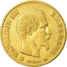 Munten, Frankrijk, Napoleon III, Napoléon III, 10 Francs, 1860, Strasbourg, ZF