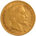 Francia, Napoleon III, Napoléon III, 10 Francs, 1864, Paris, MB+, Oro, KM:80...