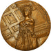 France, Medal, Unesco, Acropole, Grèce, 1977, Santucci, AU(50-53), Bronze