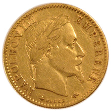 10 Francs Or Napoléon III Tête Laurée