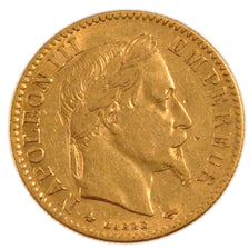 10 Francs Or Napoléon III Tête Laurée