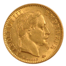 10 Francs Or Napoléon III Tête Laurée
