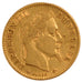Francia, Napoleon III, Napoléon III, 10 Francs, 1868, Paris, MB+, Oro, KM:80...
