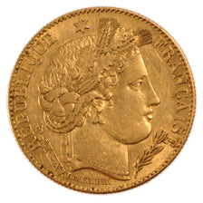 FRANCE, Cérès, 10 Francs, 1896, Paris, AU(55-58), Gold, Gadoury #1016, 3.30