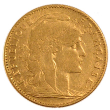 FRANCE, Marianne, 10 Francs, 1901, Paris, EF(40-45), Gold, Gadoury #1017, 3.20