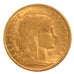 FRANCE, Marianne, 10 Francs, 1907, Paris, KM #846, EF(40-45), Gold, Gadoury...