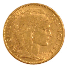 FRANCE, Marianne, 10 Francs, 1907, Paris, EF(40-45), Gold, Gadoury #1017, 3.20