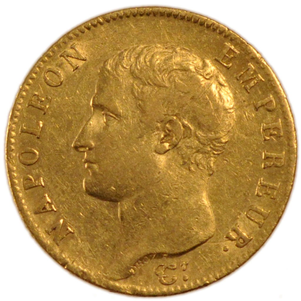 FRANCE, 20 Francs, 1804, Paris, EF(40-45), Gold, Gadoury #1022, 6.40
