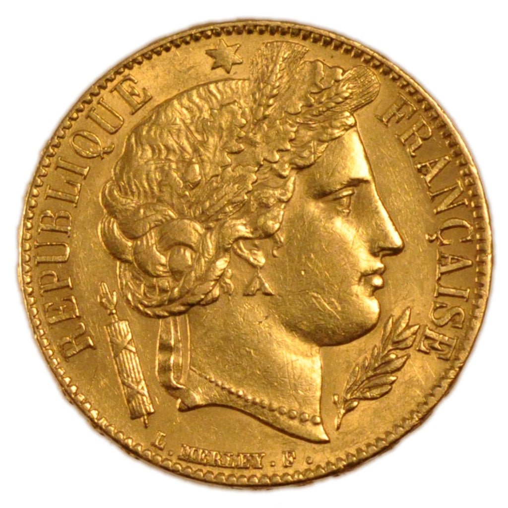 II ème République, 20 Francs Or Cérès