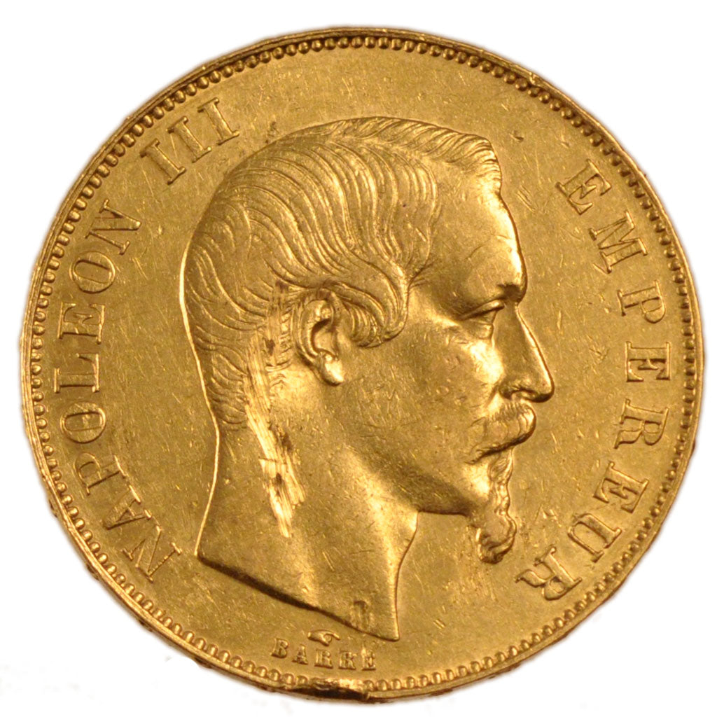 50 Francs or Napoléon III Tête Nue