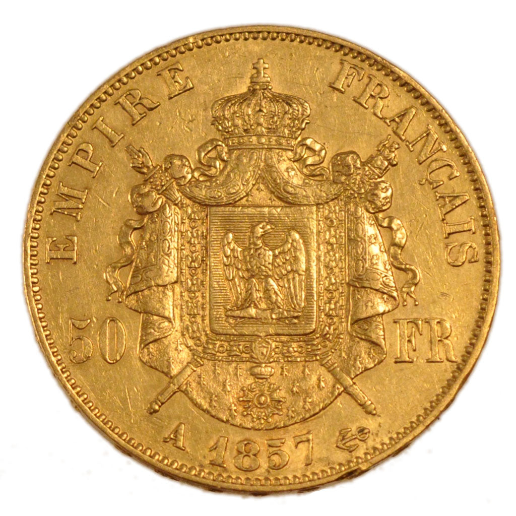 50 Francs or Napoléon III Tête Nue