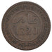 Monnaie, Maroc, 'Abd al-Aziz, 10 Mazunas, 1902, Berlin, SUP, Bronze, Lecompte:84