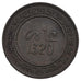 Morocco, 10 Mouzounas, 1902, Birmingham, AU(55-58), Bronze, Lecompte #85, 9.70