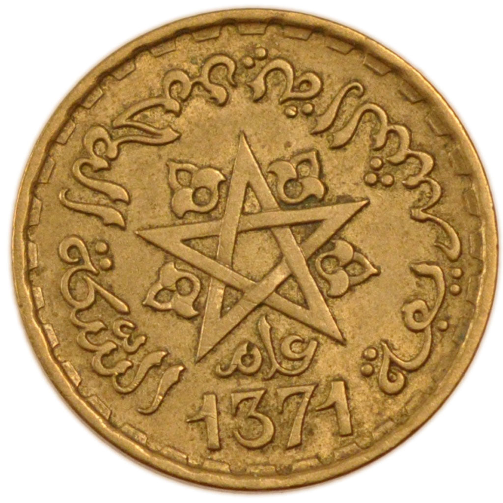 Morocco, 10 Francs, 1951, AU(55-58), Aluminium-Bronze, Lecompte #262, 3.00
