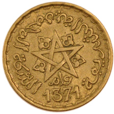 Morocco, 10 Francs, 1951, AU(55-58), Aluminium-Bronze, Lecompte #262, 3.00