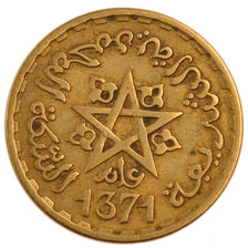 Morocco, 20 Francs, 1951, EF(40-45), Aluminium-Bronze, Lecompte #277, 3.80