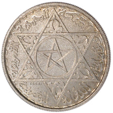Morocco, 200 Francs, 1953, MS(65-70), Silver, Lecompte #290, 8.00