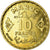 Moneda, Marruecos, 10 Francs, 1951, Paris, FDC, Aluminio - bronce, Lecompte:261