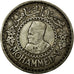 Coin, Morocco, Mohammed V, 500 Francs, 1956, AU(50-53), Silver, Lecompte:293