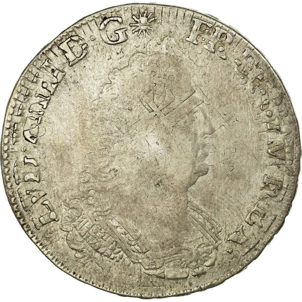Moneta, Francia, 1/2 Ecu, 1693, Tours, MB+, Argento, Gadoury:185