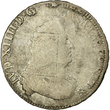 Monnaie, France, Louis XIV, 1/2 Écu de Flandre aux palmes, 1/2 Ecu, 1694