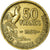 Moneta, Francja, Guiraud, 50 Francs, 1958, EF(40-45), Aluminium-Brąz
