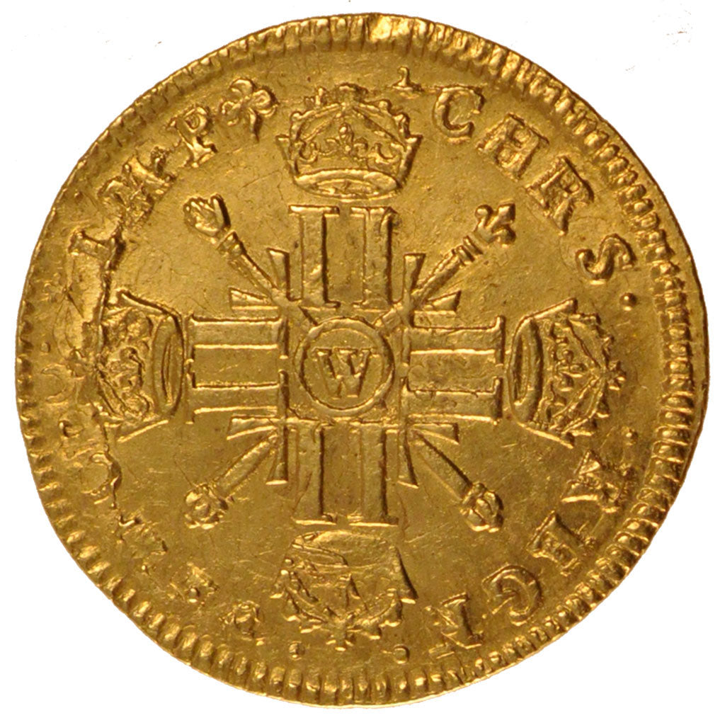 FRANCE, Louis d'or aux 8 L et aux insignes, Louis d'Or, 1701, Lille, MS(60-62),.