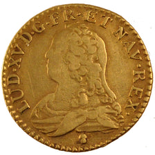 FRANCE, Louis d'or aux lunettes, Louis D'or, 1726, Reims, KM #489.19,...