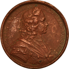 Russia, Medal, Pierre Ier, Rénovation de la Russie, Duvivier, EF(40-45), Copper