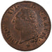 FRANCE, Sol ou sou, Sol, 1791, Rouen, KM #578.3, MS(60-62), Copper, Gadoury...