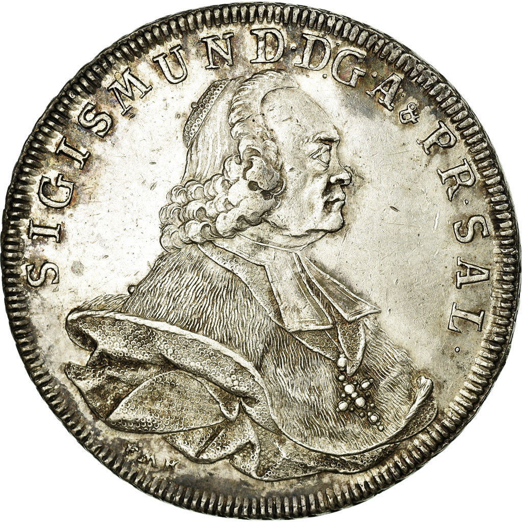 Munten, OOSTENRIJKSE STATEN, SALZBURG, Sigmund III, Thaler, 1762, Salzburg, PR+
