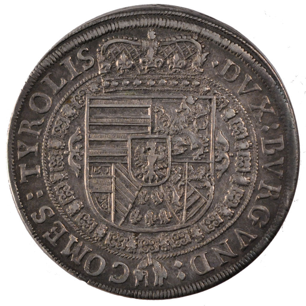 AUSTRIA, Thaler, 1632, Hall, KM #629.4, AU(55-58), Silver, 28.76