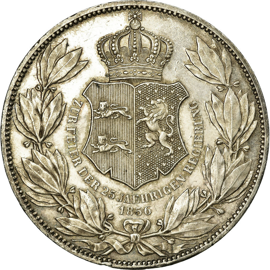 Coin, German States, BRUNSWICK-WOLFENBUTTEL, Wilhelm, 2 Thaler, 3 1/2 Gulden