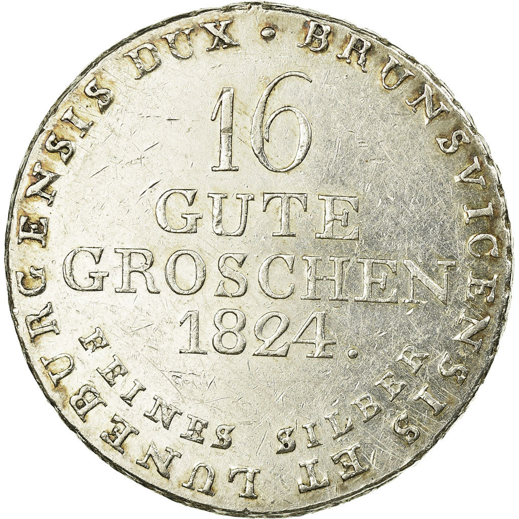 Münze, Deutsch Staaten, HANNOVER, Georg IV, 16 Gute Groschen, 1824, VZ+