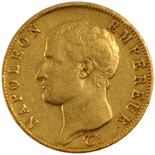 FRANCE, Napoléon I, 40 Francs, 1806, Paris, KM #675.1, EF(40-45), Gold, Gadoury 