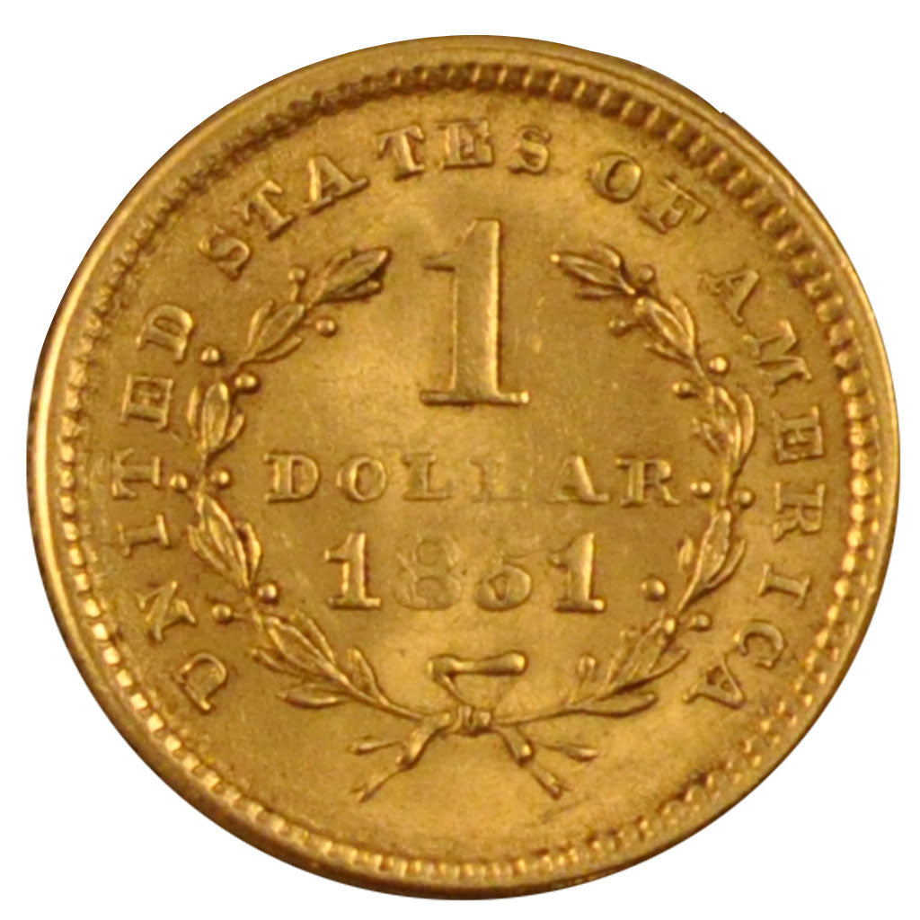 United States, Liberty Head - Type 1, 1 Dollar, 1851, Philadelphia, KM #73,...