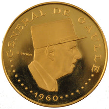 CHAD, 10000 Francs, 1970, KM #11, MS(65-70), Gold, 35.15