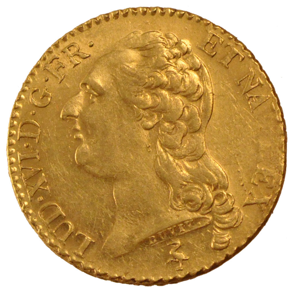 FRANCE, Louis d'or à la tête nue, Louis D'or, 1785, Paris, KM #591.1, AU(55-58),