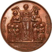 Francia, medaglia, Enseignement Primaire, Boeseghem, Nord, 1868, Farochon, BB+