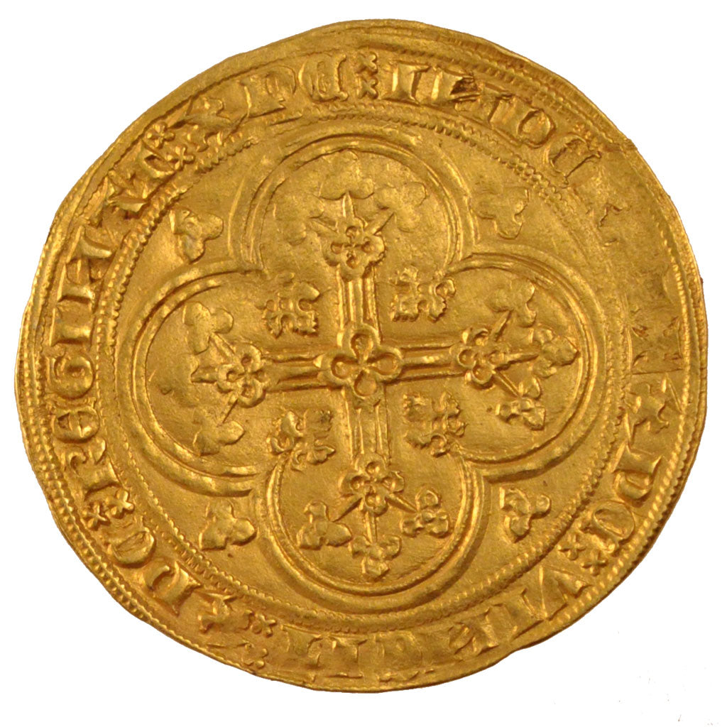 FRANCE, Ecu d'or, AU(50-53), Gold, Duplessy #249, 4.52
