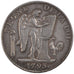 FRANCE, Écu de 6 livres françoise, 6 Livres, 1793, Paris, KM #624.1, AU(50-53), 