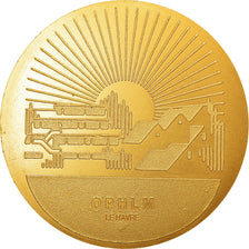 Francia, medaglia, Office Public d'HLM de la Ville du Havre, SPL, Bronzo dorato