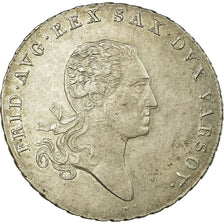 POLAND, Talar, 1812, Varsovie, KM #87, AU(55-58), Silver, 38, 22.61