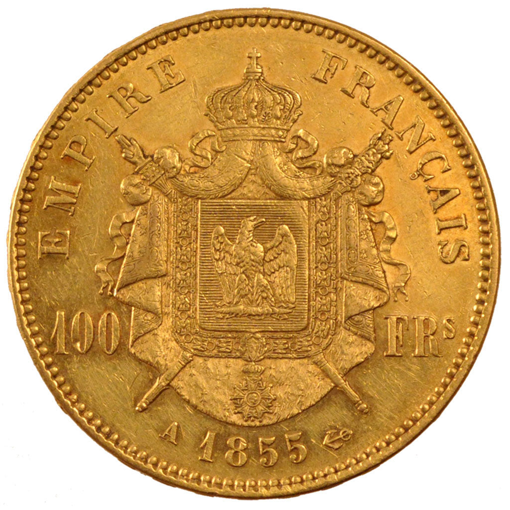 Second Empire, 100 Francs or Napoléon III tête nue