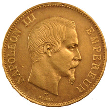 FRANCE, Napoléon III, 100 Francs, 1857, Paris, KM #786.1, EF(40-45), Gold, G...