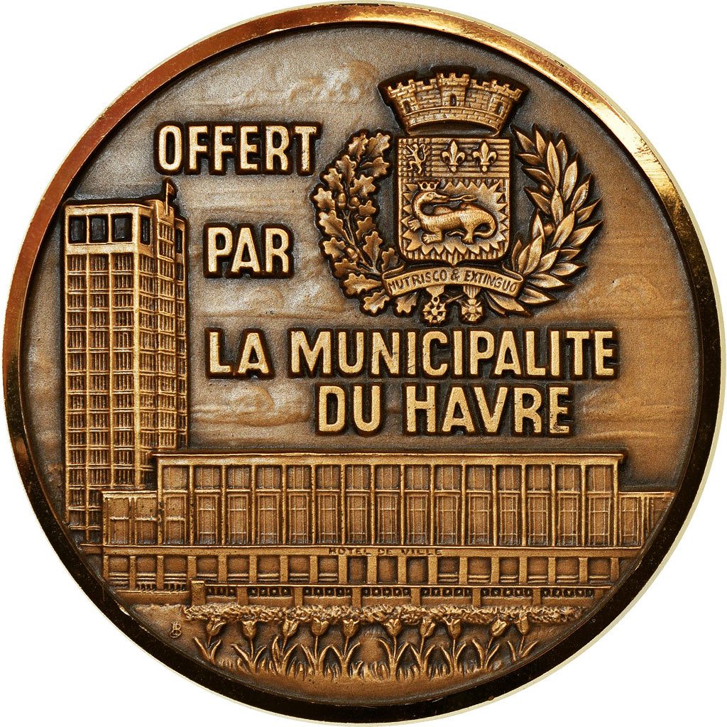 França, Medal, Municipalité du Havre, MS(63), Bronze