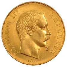 Second Empire, 50 Francs or Napoléon III tête nue