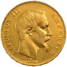 Second Empire, 50 Francs or Napoléon III tête nue