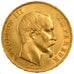 FRANCE, Napoléon III, 50 Francs, 1859, Paris, KM #785.1, EF(40-45), Gold, Gadour